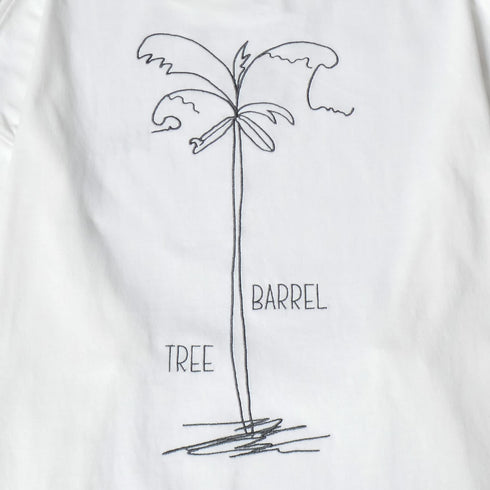 【SUNNY SMITH】ヤシの木柄 両面刺繍ロングスリーブTシャツ