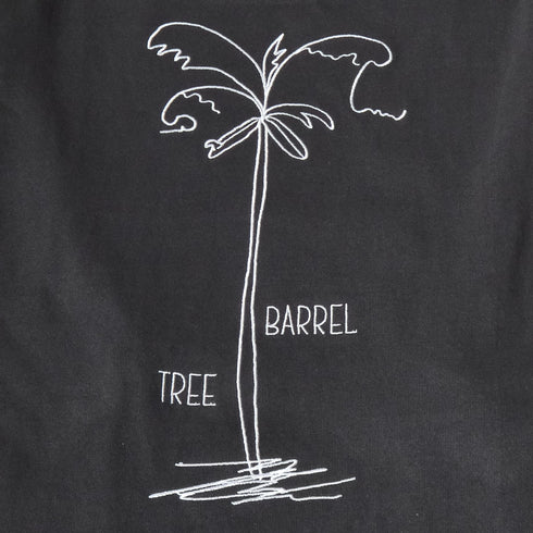 【SUNNY SMITH】ヤシの木柄 両面刺繍ロングスリーブTシャツ