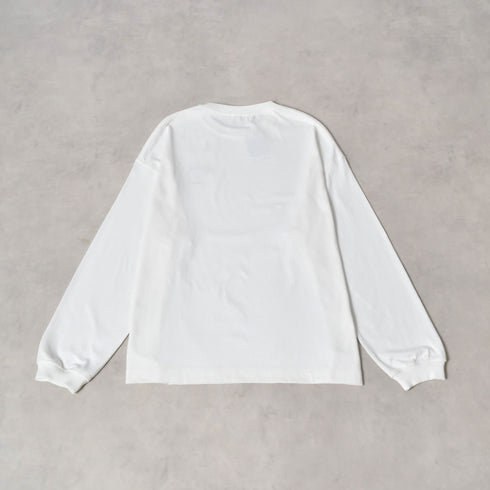 【SUNNY SMITH】Smith Signature ワンポイント刺繍ロングスリーブTシャツ