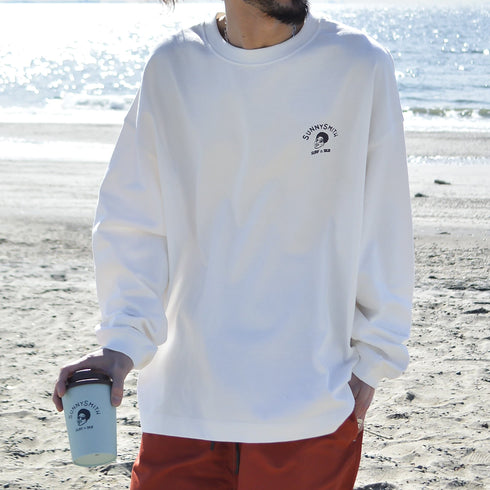 【SUNNY SMITH】Smith Signature ワンポイント刺繍ロングスリーブTシャツ