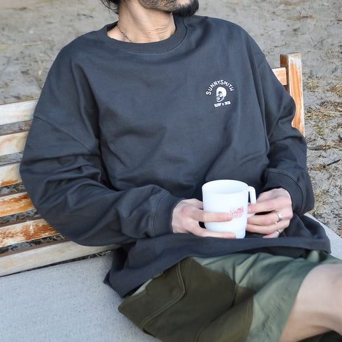 【SUNNY SMITH】Smith Signature ワンポイント刺繍ロングスリーブTシャツ