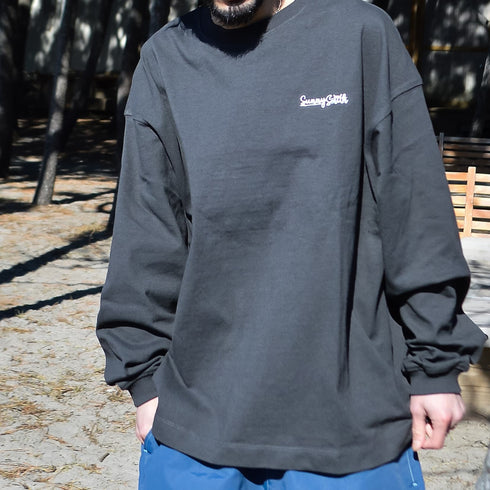 【SUNNY SMITH】11.6ウルトラヘビーオンス Heavy Smith刺繍ロゴTシャツ