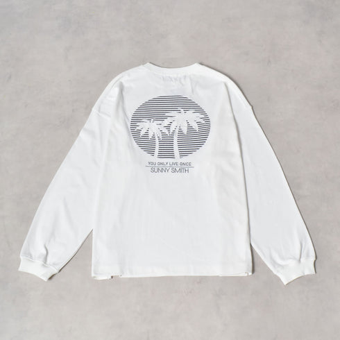 【SUNNY SMITH】11.6ウルトラヘビーオンス Heavy Smith刺繍ロゴTシャツ