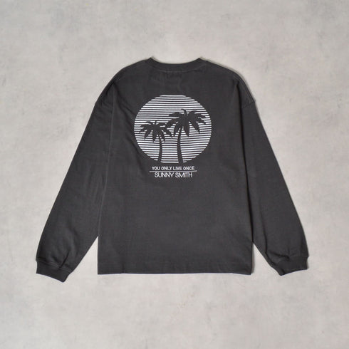 【SUNNY SMITH】11.6ウルトラヘビーオンス Heavy Smith刺繍ロゴTシャツ