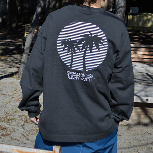 【SUNNY SMITH】11.6ウルトラヘビーオンス Heavy Smith刺繍ロゴTシャツ