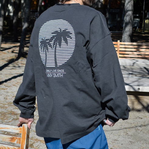 【SUNNY SMITH】11.6ウルトラヘビーオンス Heavy Smith刺繍ロゴTシャツ