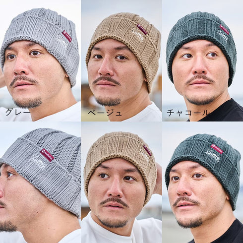 【SUNNY SMITH】 OGロゴ刺繍 ニット帽