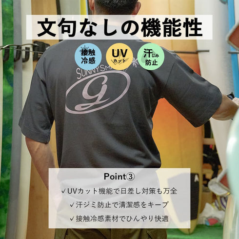 【SUNNY SMITH】 GODDESS embroidery Tee