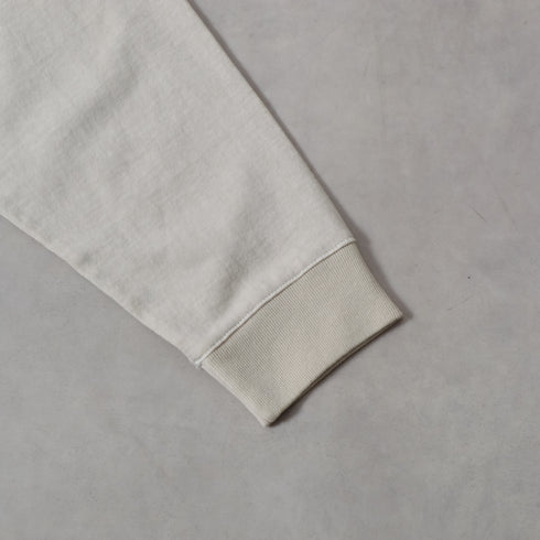 【SUNNY SMITH】ヤシの木ロゴ ワンポイント刺繍 バックプリント ピグメント加工ロングスリーブTシャツ