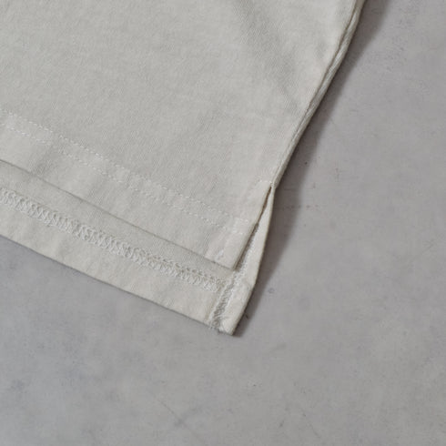 【SUNNY SMITH】ヤシの木ロゴ ワンポイント刺繍 バックプリント ピグメント加工ロングスリーブTシャツ