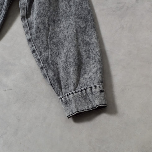 【DOUBLESTEAL】オーバーサイズケミカルデニムGジャン