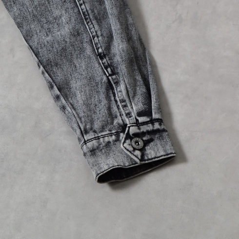 【DOUBLESTEAL】オーバーサイズケミカルデニムGジャン