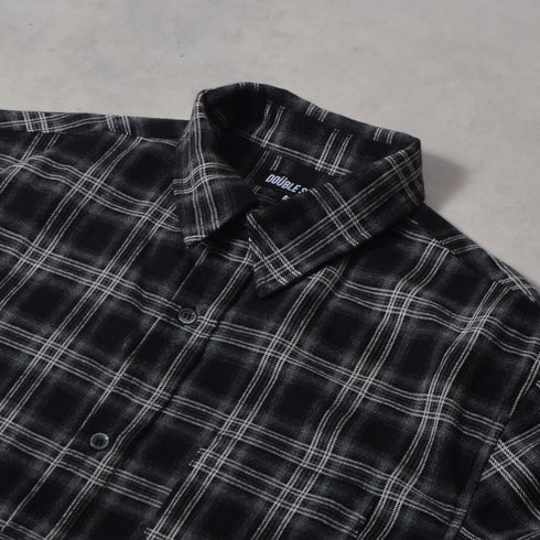 【DOUBLESTEAL】オンブレチェックオーバーサイズシャツ