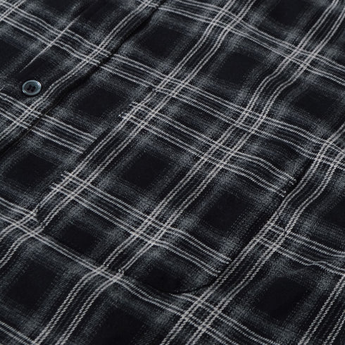 【DOUBLESTEAL】オンブレチェックオーバーサイズシャツ