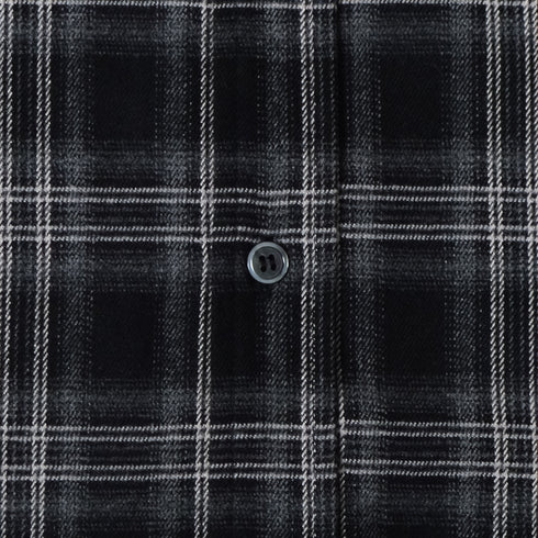 【DOUBLESTEAL】オンブレチェックオーバーサイズシャツ