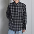 【DOUBLESTEAL】オンブレチェックオーバーサイズシャツ