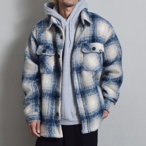 【DOUBLESTEAL】起毛オンブレチェックCPOジャケット