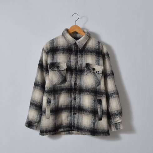 【DOUBLESTEAL】起毛オンブレチェックCPOジャケット