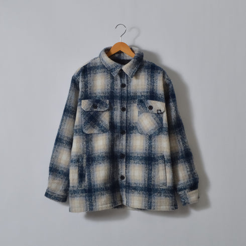 【DOUBLESTEAL】起毛オンブレチェックCPOジャケット