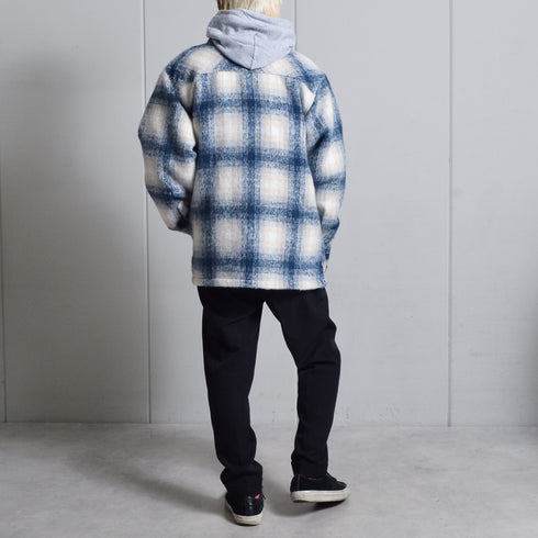 【DOUBLESTEAL】起毛オンブレチェックCPOジャケット