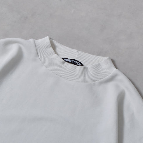 【DOUBLESTEAL】モックネックピグメントオーバーサイズスウェット