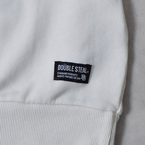 【DOUBLESTEAL】モックネックピグメントオーバーサイズスウェット