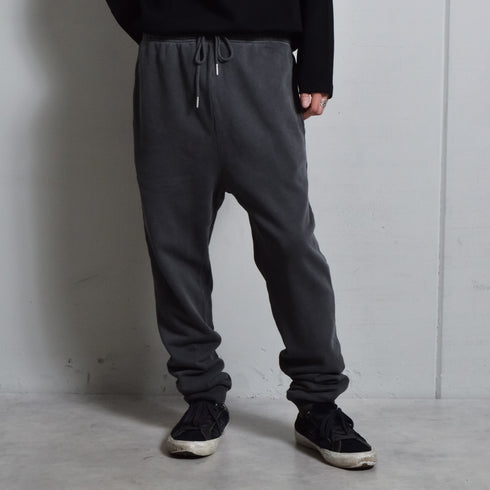 【DOUBLESTEAL】ピグメント裏毛スウェットパンツ