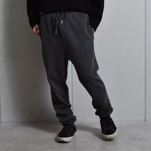 【DOUBLESTEAL】ピグメント裏毛スウェットパンツ