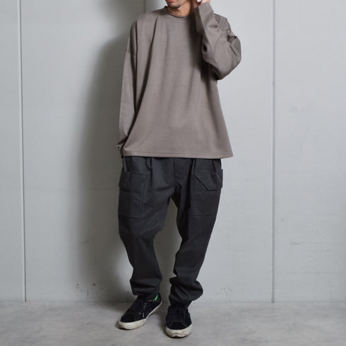 【DOUBLESTEAL】スリット入りポンチロンT