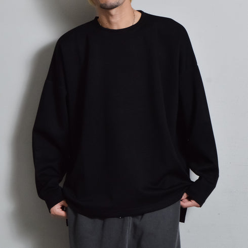 【DOUBLESTEAL】スリット入りポンチロンT