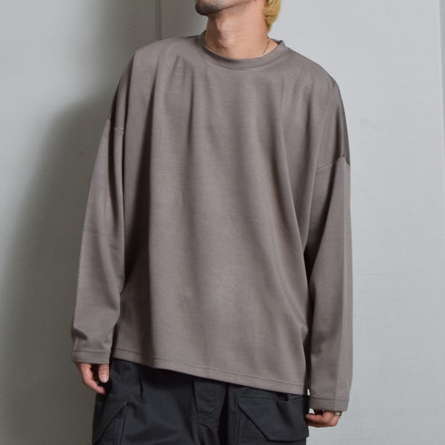 【DOUBLESTEAL】スリット入りポンチロンT