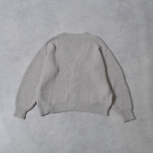 【DOUBLESTEAL】Vネックシャギーカーディガン