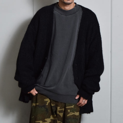【DOUBLESTEAL】Vネックシャギーカーディガン