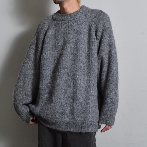 【DOUBLESTEAL】ラグランシャギーニット