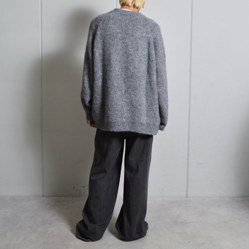 【DOUBLESTEAL】ラグランシャギーニット