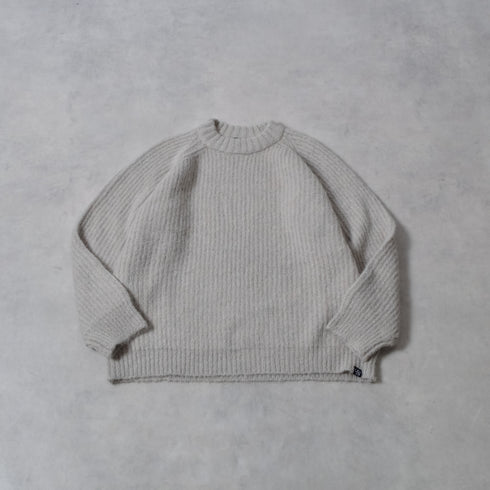 【DOUBLESTEAL】ラグランシャギーニット