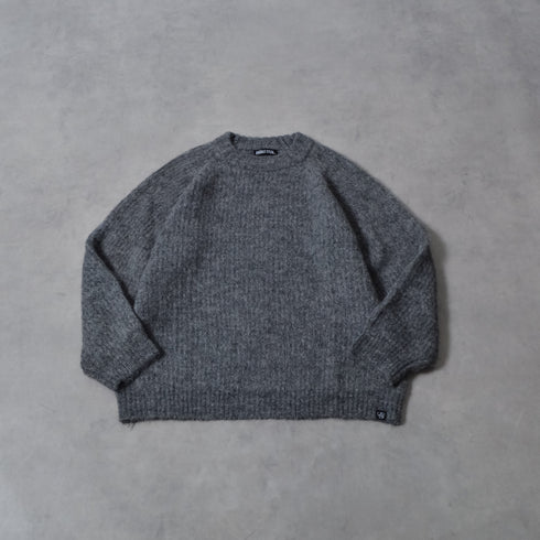 【DOUBLESTEAL】ラグランシャギーニット