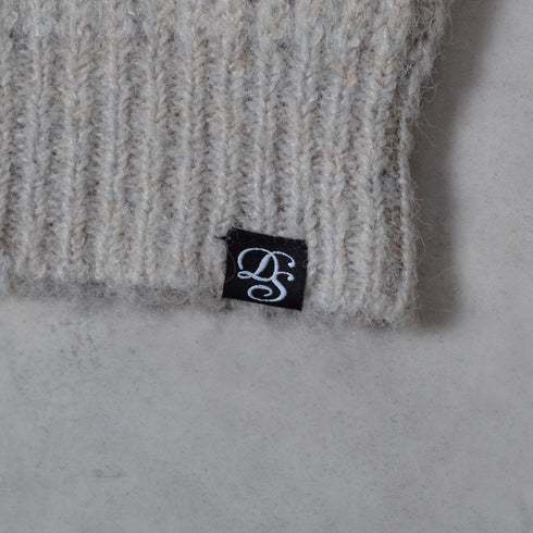 【DOUBLESTEAL】ラグランシャギーニット