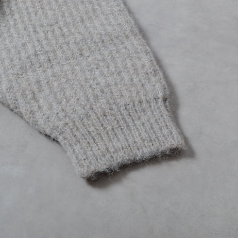 【DOUBLESTEAL】ラグランシャギーニット