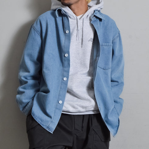 【DOUBLESTEAL】オーバーサイズデニムシャツ