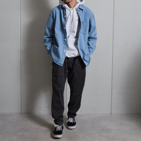 【DOUBLESTEAL】オーバーサイズデニムシャツ