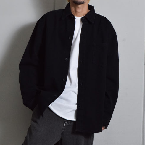 【DOUBLESTEAL】オーバーサイズデニムシャツ