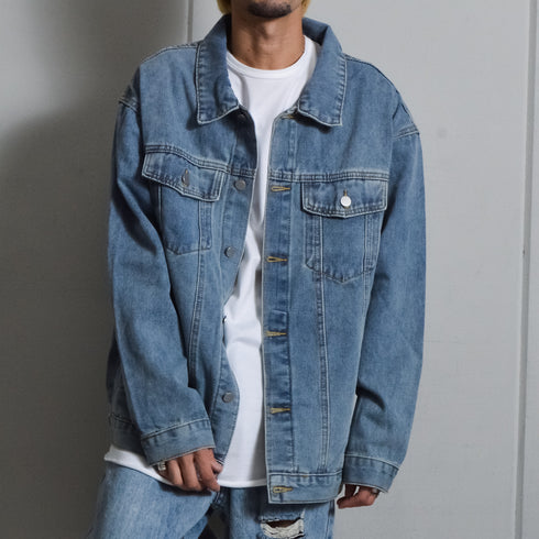 【DOUBLESTEAL】ルーズデニムジャケット