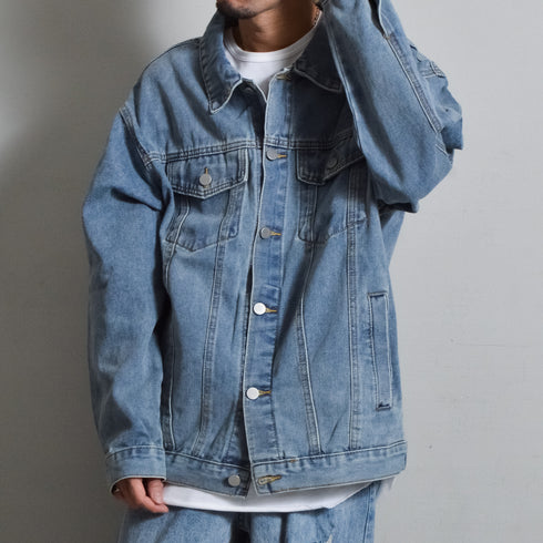 【DOUBLESTEAL】ルーズデニムジャケット