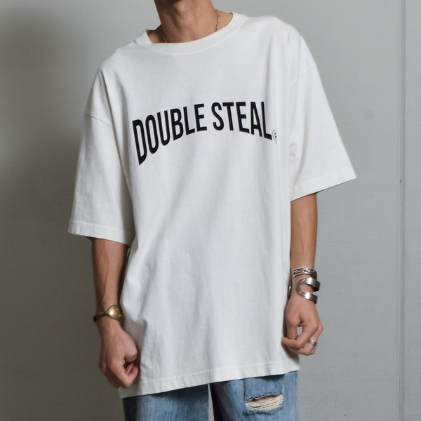 【DOUBLESTEAL】ピグメントアソートロゴ半袖Tシャツ