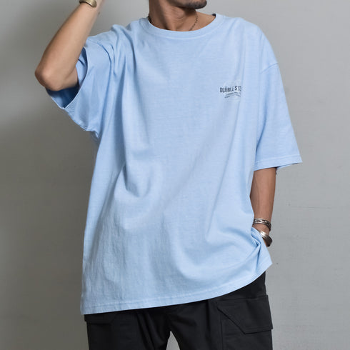 【DOUBLESTEAL】ピグメントアソートロゴ半袖Tシャツ