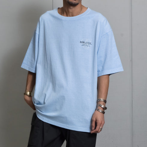 【DOUBLESTEAL】ピグメントアソートロゴ半袖Tシャツ