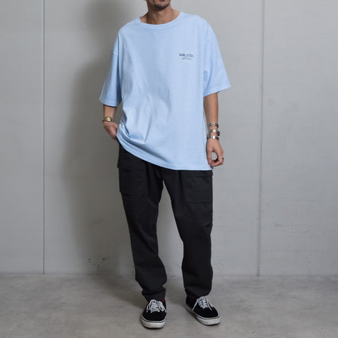 【DOUBLESTEAL】ピグメントアソートロゴ半袖Tシャツ