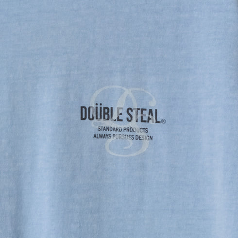 【DOUBLESTEAL】ピグメントアソートロゴ半袖Tシャツ