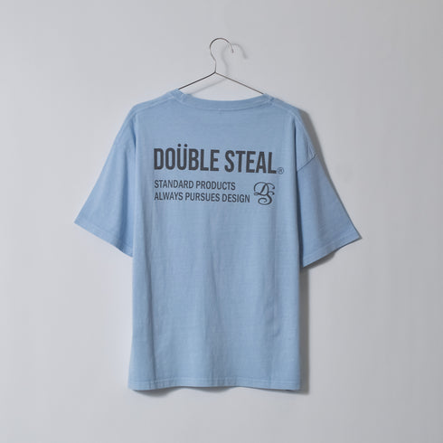 【DOUBLESTEAL】ピグメントアソートロゴ半袖Tシャツ